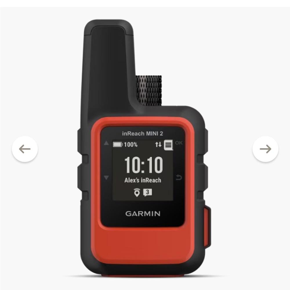 Garmin inReach Mini 2 Satellite Communicator - Black and Red